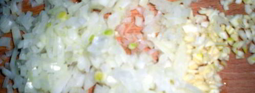 желтое ризотто с морепродуктами. Шаг 4