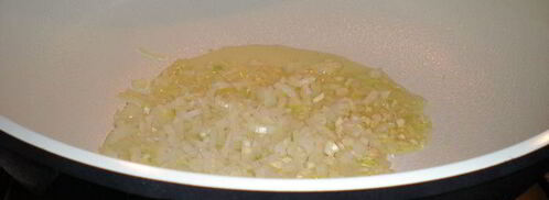 желтое ризотто с морепродуктами. Шаг 6