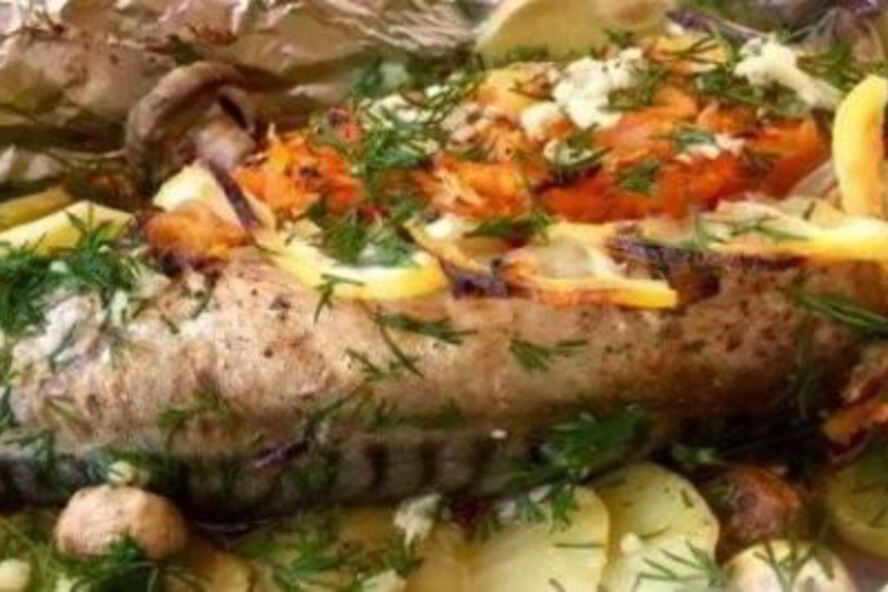 Рецепт фаршированной скумбрии запеченной в духовке