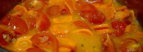 филе палтуса с соусом из моркови и кориандра. Шаг 4