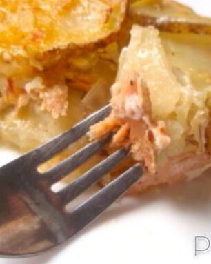 Кета, запеченная в духовке