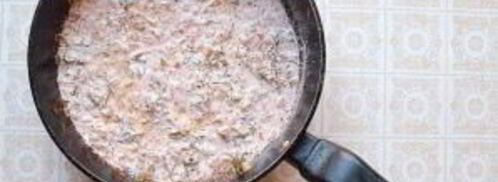 хек с пряным сметанным соусом. Шаг 3