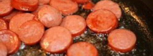 креветки с сосисками и рисом. Шаг 3