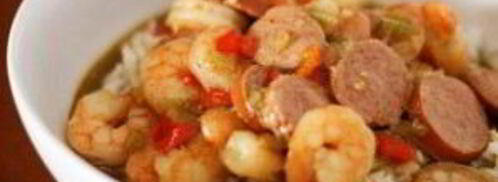 креветки с сосисками и рисом. Шаг 4