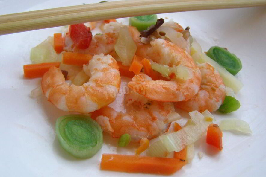 Рецепт креветок в мультиварке