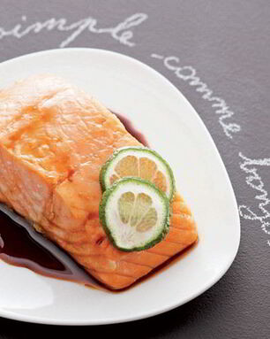 Лосось с медом