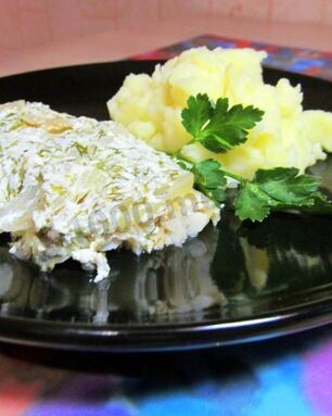 Минтай запеченный в фольге в духовке