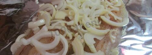 минтай запеченный в фольге в духовке. Шаг 7