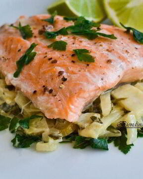 Нежнейший лосось с фенхелем