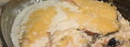 рыба под сливочным соусом в духовке. Шаг 5