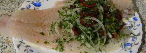 рыба с вялеными томатами. Шаг 7