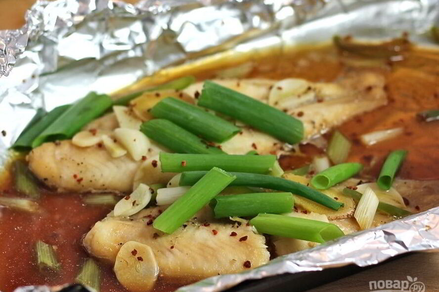 Рецепт рыбы в духовке в фольге