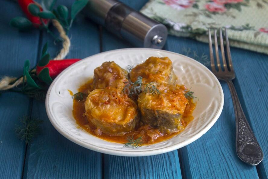 Рецепт рыбы в томатном соусе