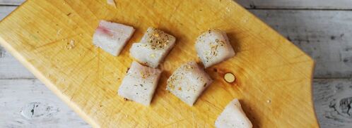 рыба запеченная в духовке с картофелем. Шаг 6