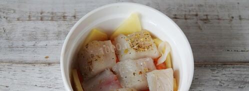 рыба запеченная в духовке с картофелем. Шаг 7