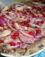 Селедка в горячем маринаде