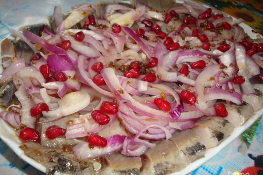 Рецепт селедки в горячем маринаде