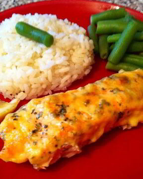 Семга тушеная