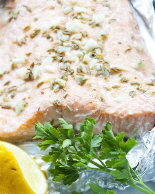 Семга в маринаде