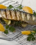 Скумбрия с апельсинами