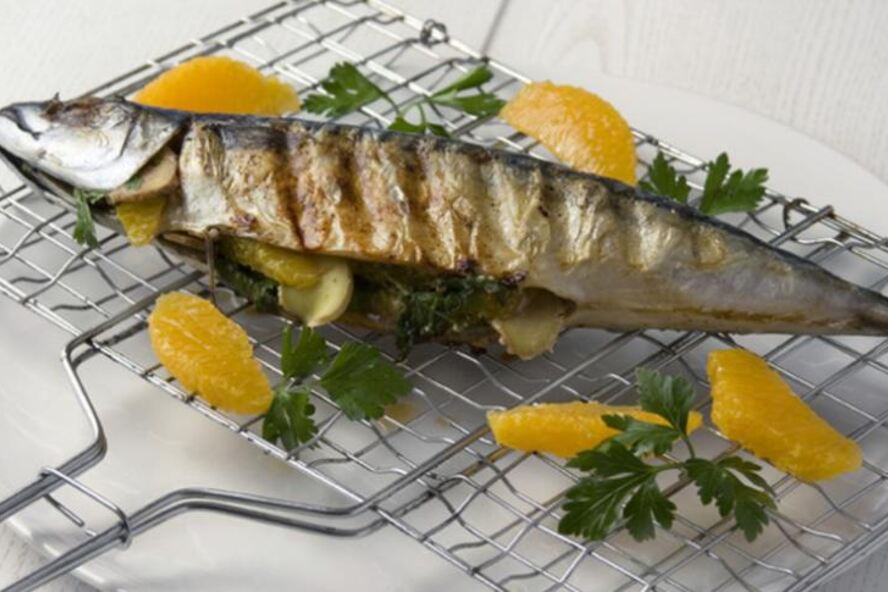 Рецепт скумбрии с апельсинами