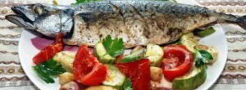 скумбрия с овощами в духовке. Шаг 9