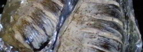 толстолобик в духовке в фольге. Шаг 4