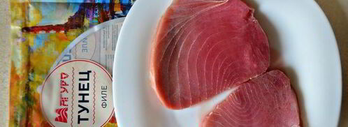 тунец с овощами и кунжутной заправкой. Шаг 4