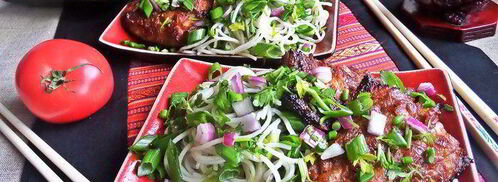 запеченная скумбрия с японской лапшой. Шаг 19