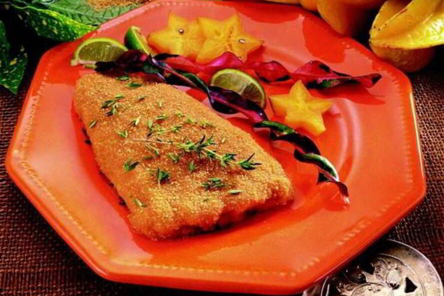Рецепт жареной рыбы с тимьяном и лаймом