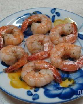 Жареные креветки ПП