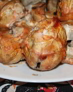 Грибной шашлык в сметане