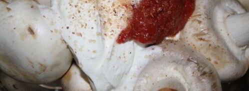 грибной шашлык в сметане. Шаг 2