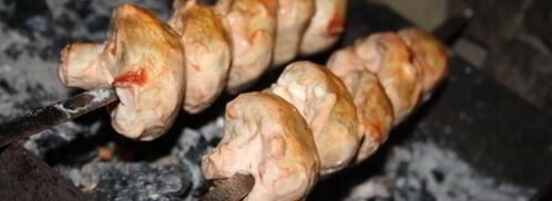 грибной шашлык в сметане. Шаг 5