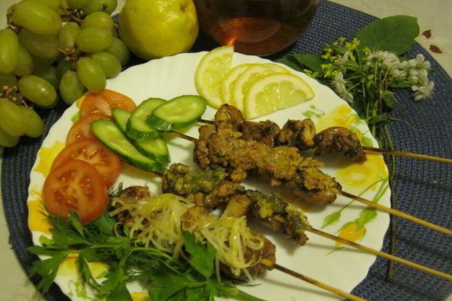 Рецепт куриного шашлыка