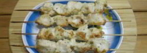 куриные шашлычки на шпажках в духовке для детей. Шаг 11