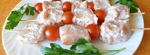 шашлычки из куриной грудки в духовке. Шаг 5