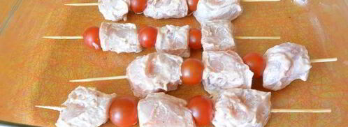 шашлычки из куриной грудки в духовке. Шаг 7