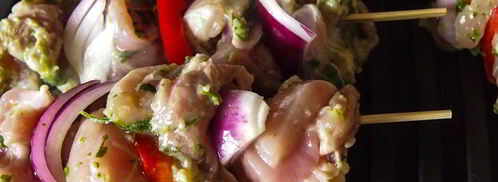 шашлычки из курицы в пряном маринаде. Шаг 7