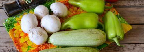 шашлык ассорти из свинины, курицы и овощей. Шаг 10