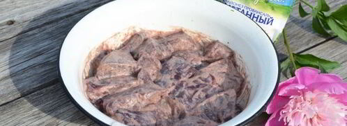 шашлык из говяжьей печени. Шаг 6