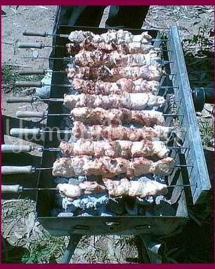 Шашлык из индейки