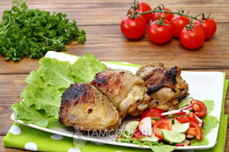Рецепт шашлыка из куриных бедрышек