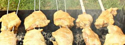 шашлык из куриных бедрышек. Шаг 9