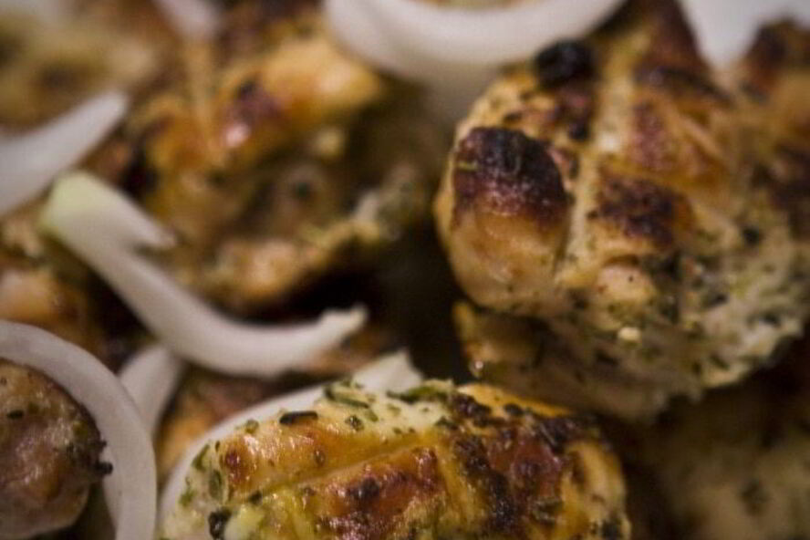 Рецепт шашлыка из куриных рулетиков