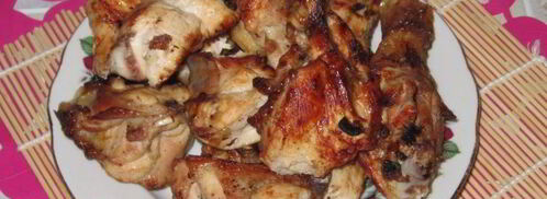 шашлык из курицы в майонезе. Шаг 8