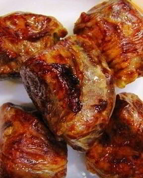 Шашлык из печенки