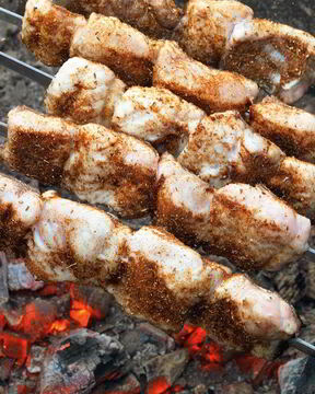 Шашлык из рыбы