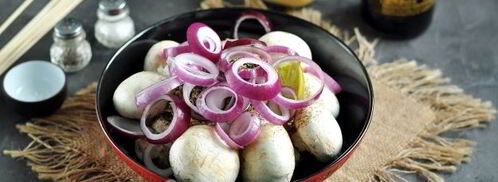 шашлык из шампиньонов в духовке. Шаг 4