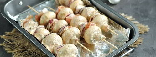 шашлык из шампиньонов в духовке. Шаг 6